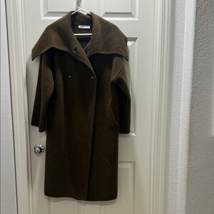 Zara Brown Sweater Coat